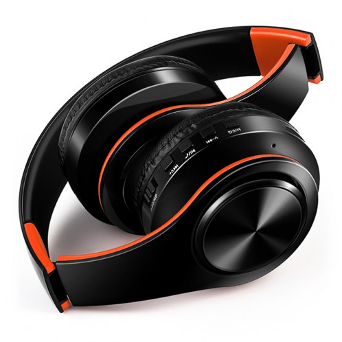 LPT660 sans fil pliant sport musique stéréo téléphones Bluetooth écouteurs supporte la carte TF (orange) SH740E1155-09