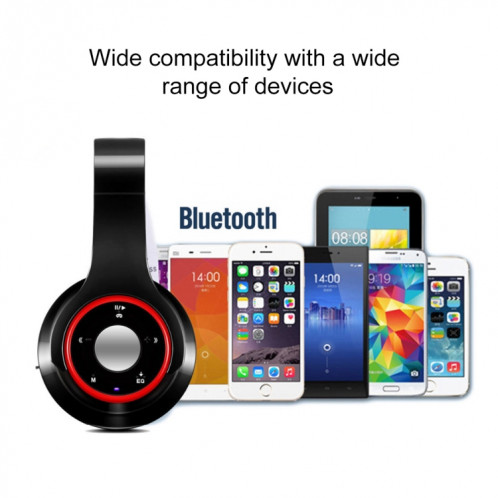 SG-8 Bluetooth 4.0 + EDR Casque sans fil Over-ear TF Card Radio FM Casque de musique stéréo avec micro (Orange) SH742E813-07