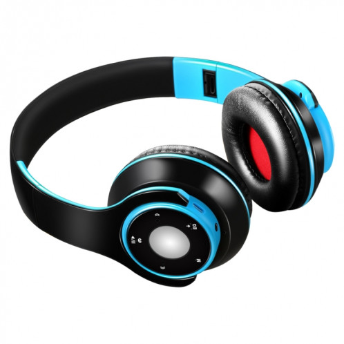 SG-8 Bluetooth 4.0 + EDR Casque sans fil Over-ear TF Card Radio FM Casque de musique stéréo avec micro (bleu) SH742L549-07