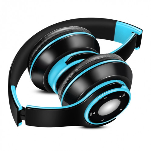 SG-8 Bluetooth 4.0 + EDR Casque sans fil Over-ear TF Card Radio FM Casque de musique stéréo avec micro (bleu) SH742L549-07