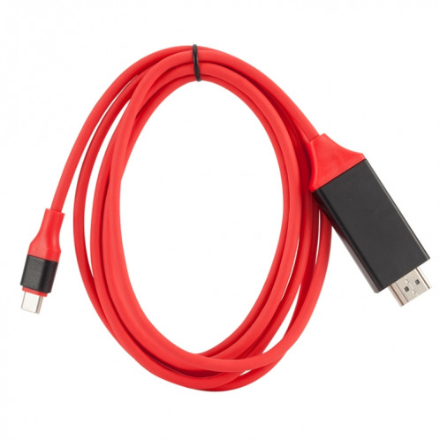 Câble vidéo en plastique USB-C / Type-C 3.1 à 4K HD HDMI, longueur: 2 m SH6726549-07