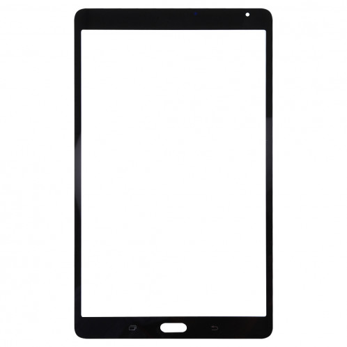 iPartsAcheter pour Samsung Galaxy Tab S 8.4 / T700 lentille extérieure en verre (noir) SI82BL1105-06