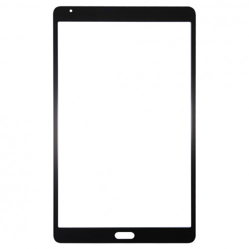 iPartsAcheter pour Samsung Galaxy Tab S 8.4 / T700 lentille extérieure en verre (noir) SI82BL1105-06