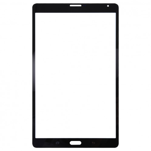 iPartsAcheter pour Samsung Galaxy Tab S 8.4 LTE / T705 Lentille extérieure en verre (Noir) SI83BL1433-06