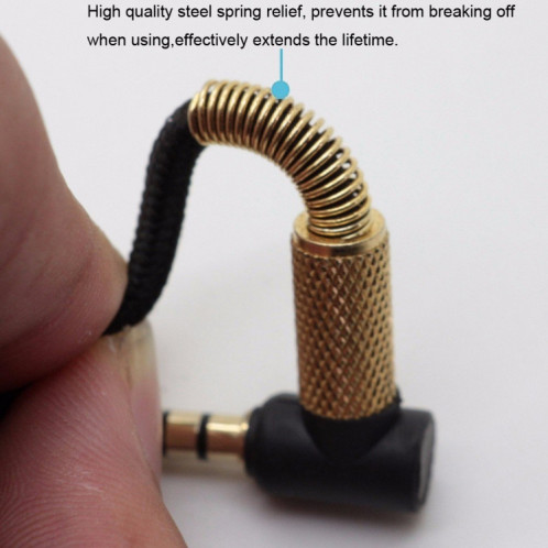 ZS0110 pour AKG Y40 & Creative Aurvana Live2 & Bose QC25 Version standard 2.5mm à 3,5 mm Câble d'écouteur, Durée du câble: 1,5 m SH7060780-07