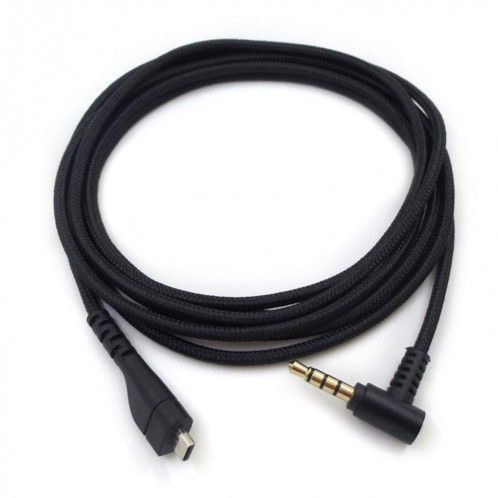 ZS0135 pour SteelSeries Arctis 3/5 / 7 Câble audio d'écouteurs, Durée du câble: 2m (noir) SH082B95-07