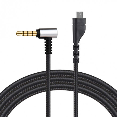 ZS0135 pour SteelSeries Arctis 3/5 / 7 Câble audio d'écouteurs, Durée du câble: 2M (argent) SH082S1902-07