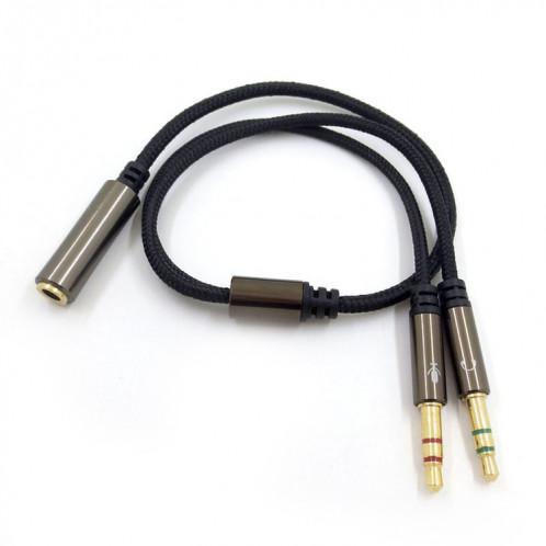 ZS0135 2 en 1 pour SteelSeries Arctis 3/5 / 7 Câble audio à écouteurs + adaptateur d'écouteur Set de câble SH708341-07