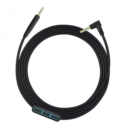 ZS0009 Câble audio 3,5 mm vers 2,5 mm pour Boshi QC25 QC35 OE2 LIVE2 AKG Y50 Y40 (Noir) SH582B1753-07