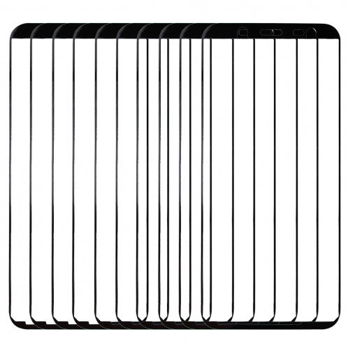 Adhésif de logement avant 10 PCS pour Galaxy J8 (2018) SH76241358-04
