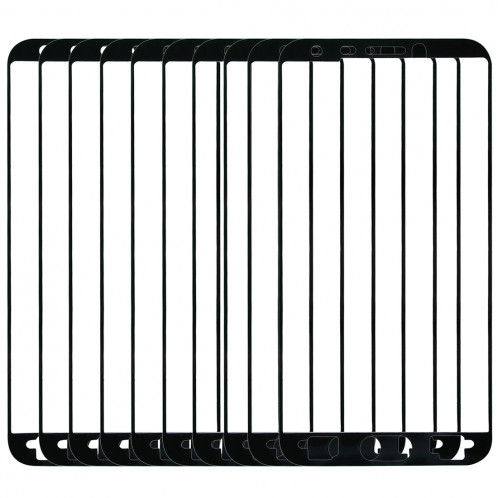 10 PCS Adhésif de logement avant pour Galaxy J4 SH76351981-04