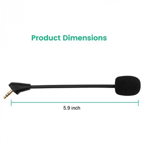 ZS0201 Microphone de remplacement pour casque d'ordinateur pour HyperX Cloud Alpha S SH77231446-07