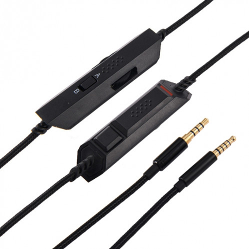 ZS0150 Câble audio pour casque de jeu pour Logitech G233 G433 G Pro X (Noir) SH835B38-06