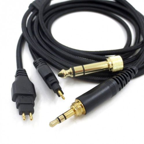 ZS0204 Câble audio pour casque Sennheiser HD580 HD600 HD650 HD660S (Noir) SH876B1358-05