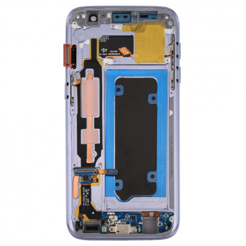 iPartsAcheter pour Samsung Galaxy S7 / G930V écran LCD + écran tactile Digitizer Assemblée avec cadre (Gris) SI04HL1393-06