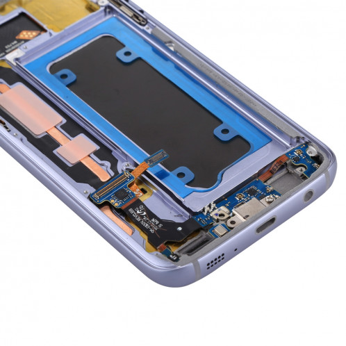 iPartsAcheter pour Samsung Galaxy S7 / G930V écran LCD + écran tactile Digitizer Assemblée avec cadre (or) SI04JL451-06
