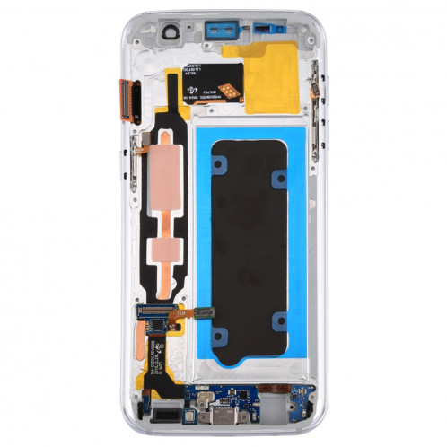 iPartsAcheter pour Samsung Galaxy S7 / G930V écran LCD + écran tactile Digitizer Assemblée avec cadre (blanc) SI04WL494-06