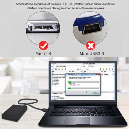 2 PCS USB 3.0 Haute coude mâle à micro USB 3.0 câble de charge de chargement de coude, longueur de câble: 27cm SH7964333-05