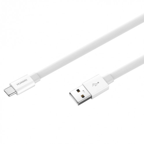 Câble de données coloré d'origine Huawei USB vers USB-C / Type-C 2A, longueur du câble: 1,5 m (blanc) SH126W154-09