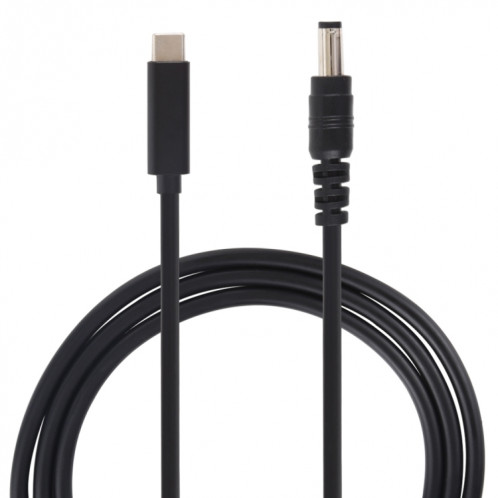 Câble de charge USB-C / Type-C à 5,5 x 2,1 mm pour ordinateur portable, longueur du câble: environ 1,5 m SH81271557-04