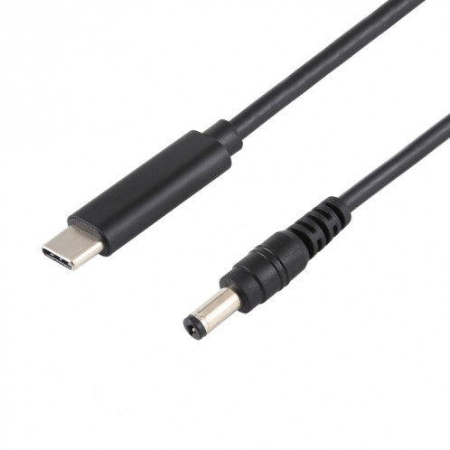 Câble de charge USB-C / Type-C à 5,5 x 2,1 mm pour ordinateur portable, longueur du câble: environ 1,5 m SH81271557-04