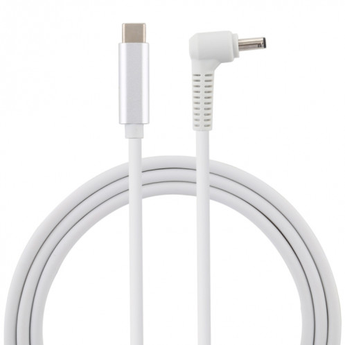 Câble de charge USB-C / Type-C à 4,0 x 1,35 mm pour ordinateur portable, longueur du câble: environ 1,5 m (blanc) SH128W1430-04