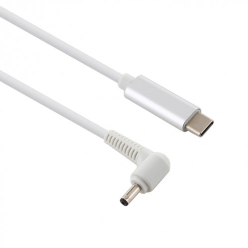 Câble de charge USB-C / Type-C à 4,0 x 1,35 mm pour ordinateur portable, longueur du câble: environ 1,5 m (blanc) SH128W1430-04