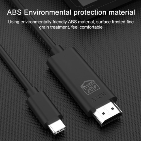 Dongle d'affichage sans fil, Câble HDTV Onten UC503 USB-C / Type-C 4K 30Hz SO83101288-09