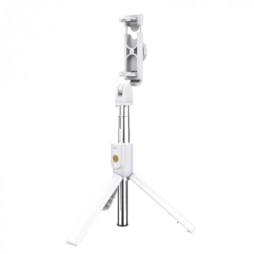 K10 Bluetooth 4.0 téléphone portable réglable Bluetooth Selfie Stick trépied de pôle retardateur (blanc) SH681W882-015