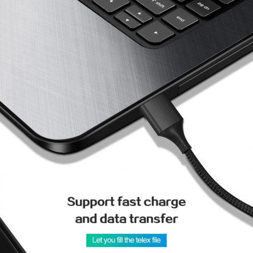 M11 5A USB au câble magnétique tressé de nylon USB-C / C / C / C / C / de la longueur du câble: 2M (bleu) SH828L1633-08