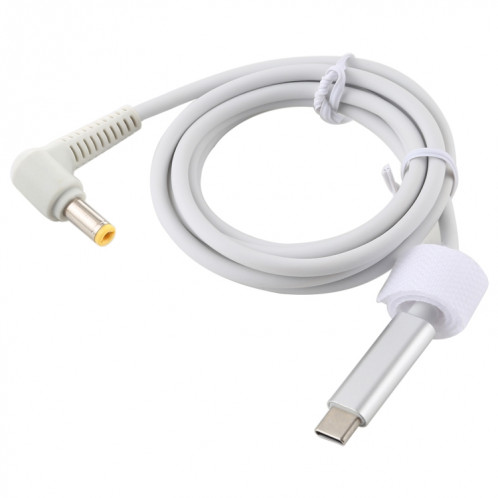 Câble de charge USB-C / Type-C vers 5,5 x 2,5 mm pour ordinateur portable, longueur du câble: environ 1,5 m SH8985111-04