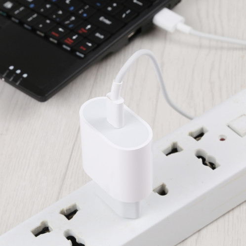Type-C / USB-C PD Adaptateur secteur de chargeur rapide, prise européenne (blanc) SH138W389-05