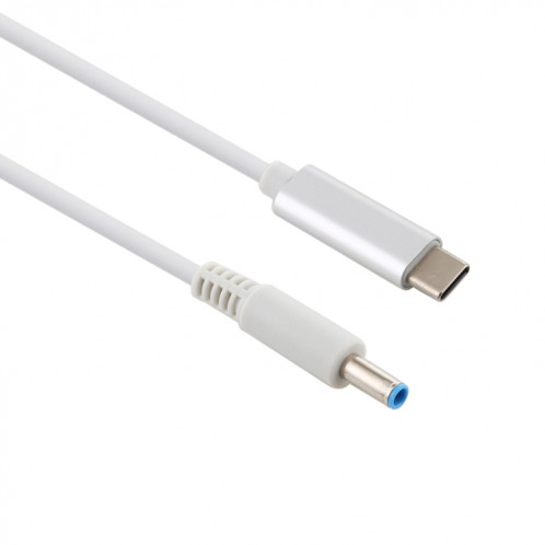 Câble de charge USB-C / Type-C à 4,5 x 3,0 mm pour ordinateur portable, longueur du câble: environ 1,5 m (blanc) SH955W1579-04