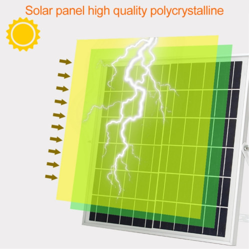 100W SMD 2835108 LED Projecteur LED de synchronisation à énergie solaire avec télécommande SH00351615-013