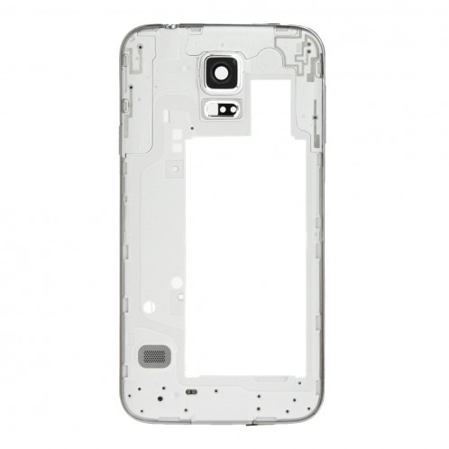 iPartsBuy Moyen Cadre Remplacement de Lunette pour Samsung Galaxy S5 Neo / G903 (Argent) SI10091057-08