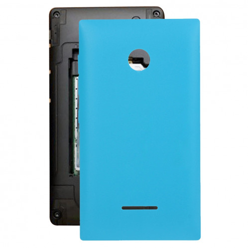 iPartsBuy remplacement de la couverture arrière de la batterie pour Microsoft Lumia 435 (bleu) SI12LL1208-09