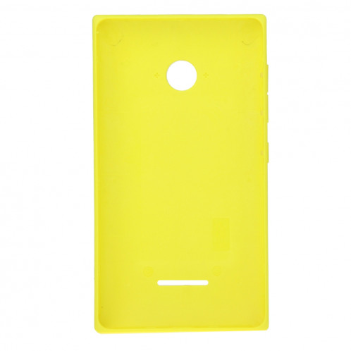 iPartsBuy remplacement de la couverture arrière de la batterie pour Microsoft Lumia 435 (jaune) SI12YL1290-09