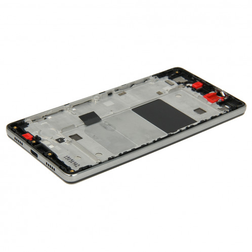 iPartsBuy Avant Logement LCD Cadre Lunette Plaque de remplacement pour Huawei P8 Lite (Noir) SI105B611-08