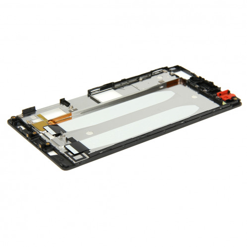 iPartsBuy Avant Logement LCD Cadre Lunette de remplacement pour Huawei P8 (Noir) SI107B1284-08