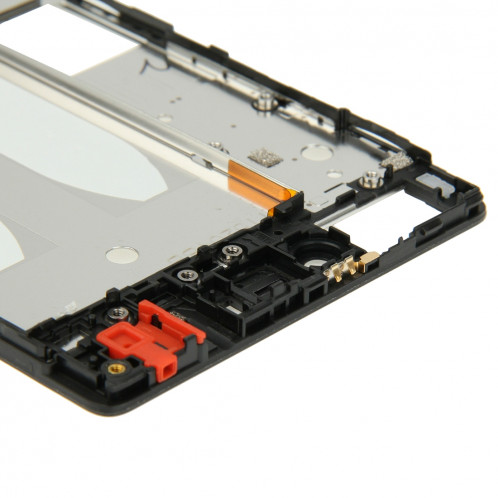 iPartsBuy Avant Logement LCD Cadre Lunette de remplacement pour Huawei P8 (Noir) SI107B1284-08