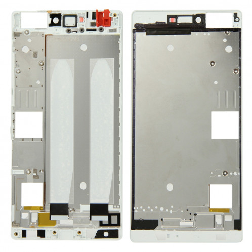 iPartsBuy Avant Logement LCD Cadre Lunette Plaque de remplacement pour Huawei P8 (Blanc) SI107W1307-08