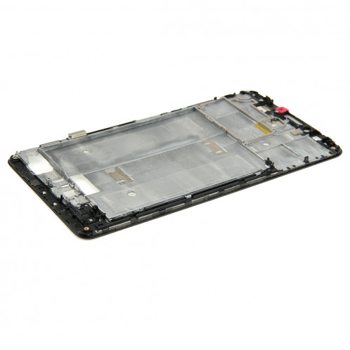 iPartsBuy Avant Logement LCD Cadre Lunette de remplacement pour Huawei Ascend Mate 7 (Noir) SI113B1576-09