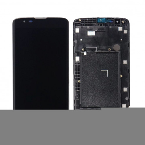 iPartsAcheter pour LG Tribute 5 / LS675 et K7 / MS330 écran LCD + écran tactile Digitizer Assemblée avec cadre (Noir) SI32BL415-06