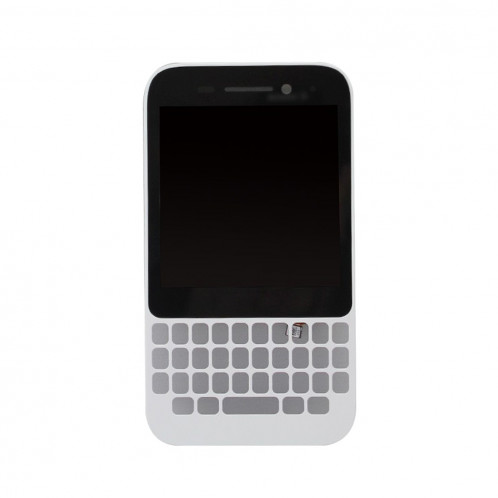 iPartsAcheter pour BlackBerry Q5 écran LCD + écran tactile numériseur avec cadre (blanc) SI164W581-04