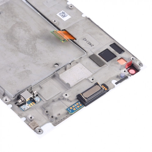 Écran LCD d'origine pour BlackBerry Passport Q30 Digitizer Assemblage complet avec cadre (Blanc) SH66WL1993-06