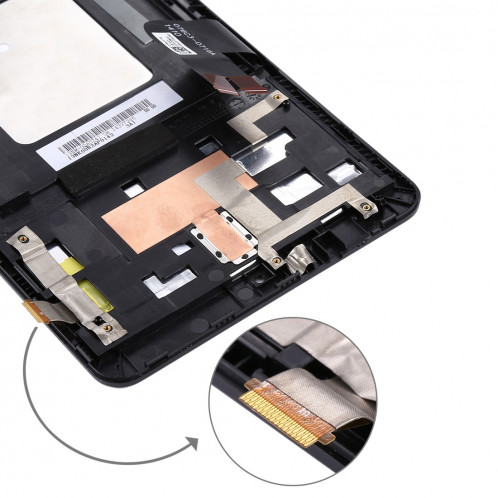 iPartsAcheter pour Asus Memo Pad HD7 / ME173X / ME173 K00B écran LCD + écran tactile Digitizer Assemblée avec cadre (Noir) SI94BL1262-06