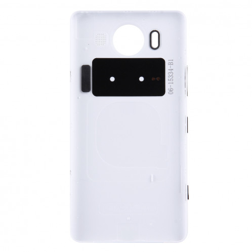 iPartsBuy pour Microsoft Lumia 950 couvercle arrière de la batterie (blanc) SI11WL1043-07