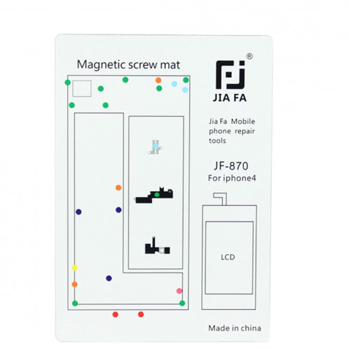 JIAFA pour tapis de vis magnétiques pour iPhone 4 SJ0447142-05