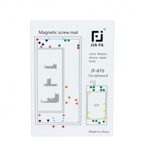 JIAFA pour tapis de vis magnétiques pour iPhone 8 SJ0457465-05
