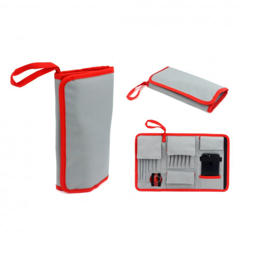 JIAFA JF-8175 28 en 1 kit d'outils de réparation électronique avec sac portable pour la réparation de téléphone portable, iPhone, MacBook et plus SJ05421397-08